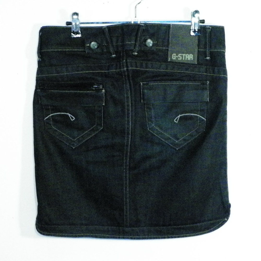 Voir photo 2 de Jupe Noire G-STAR Taille Estimée 40. Jupe Noire G-STAR Taille Estimée 40. Bon état - Vue 2 -